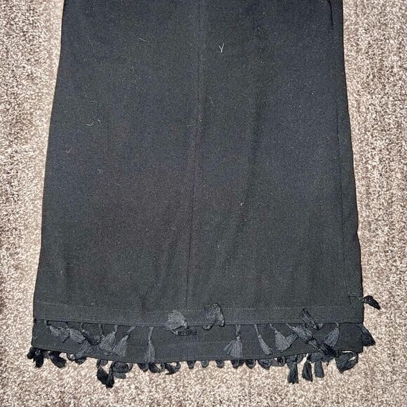 ZARA Women's Black Tassel Dress with Short Sleeves Size XS - Picture 9 of 9